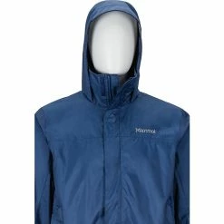 Marmot Men's PreCip Eco Jacket 40 Marmot Men's PreCip Eco Jacket -Camping Wear Shop 10413178x1107866 vHood