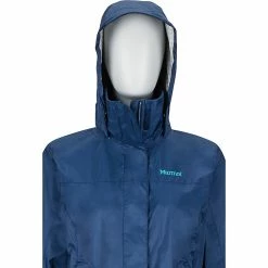 Marmot Women's PreCip Eco Jacket -Camping Wear Shop 10413179x1107866 vHood