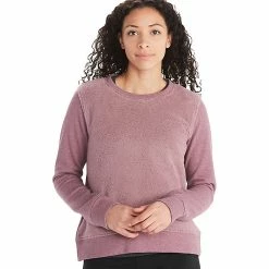 Marmot Women's Crew Neck Sherpa Sweatshirt -Camping Wear Shop 10443352x1224520 zm