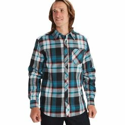 Marmot Men's Anderson Lightweight Flannel Shirt -Camping Wear Shop 10496756x1012905 zm