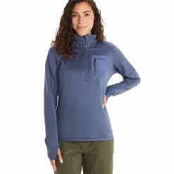 Marmot Women's Olden Polartec 1/2 Zip Top -Camping Wear Shop 10496877x1006880 zm