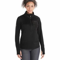 Marmot Women's Olden Polartec 1/2 Zip Top -Camping Wear Shop 10496877x1012905 zm