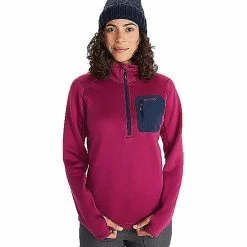 Marmot Women's Olden Polartec 1/2 Zip Top -Camping Wear Shop 10496877x1224561 zm