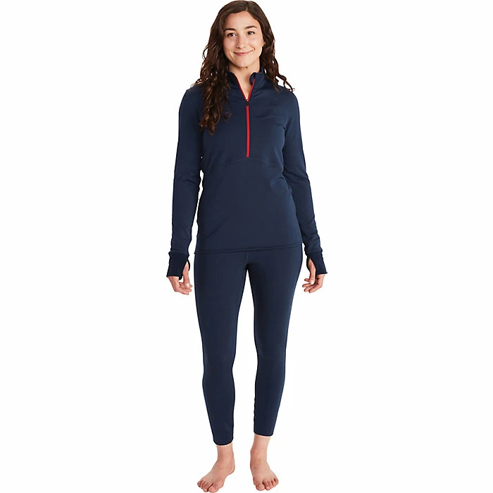 Marmot Women's Polartec Baselayer 1/2 Zip Top 4 Marmot Women's Polartec Baselayer 1/2 Zip Top - Image 4