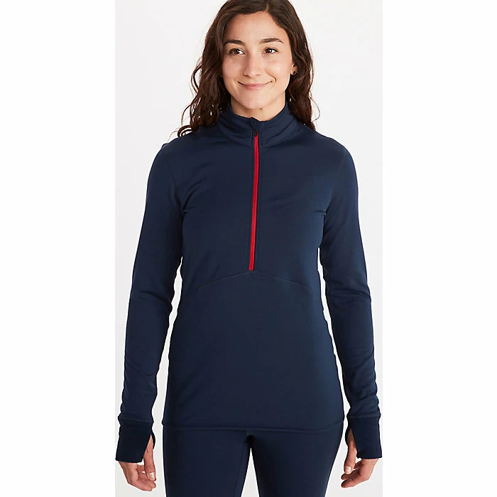 Marmot Women's Polartec Baselayer 1/2 Zip Top 7 Marmot Women's Polartec Baselayer 1/2 Zip Top - Image 7