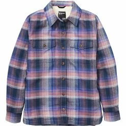 Marmot Women's Ridgefield Sherpa Lined LS Flannel Shirt -Camping Wear Shop 10496903x1057299 zm