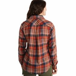 Marmot Women's Bridget Midweight LS Flannel Shirt -Camping Wear Shop 10498361x1014728 vBack