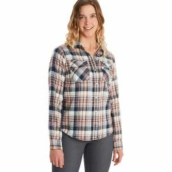 Marmot Women's Bridget Midweight LS Flannel Shirt -Camping Wear Shop 10498361x1057299 zm