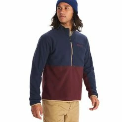 Marmot Men's Rocklin 1/2 Zip Top -Camping Wear Shop 10553509x1267005 zm
