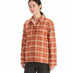 Marmot Women's Ridgefield Heavyweight Sherpa Flannel Jacket -Camping Wear Shop 10581376x1010877 zm