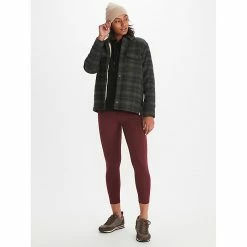 Marmot Women's Ridgefield Heavyweight Sherpa Flannel Jacket -Camping Wear Shop 10581376x1017407 vAlt5