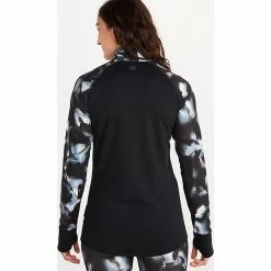 Marmot Women's Baselayer 1/2 Zip Top -Camping Wear Shop 10496768x1224501 vBack