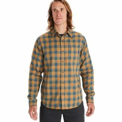 Marmot Men's Bodega Lightweight LS Flannel Shirt -Camping Wear Shop 10496776x1011850 vFront