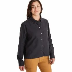 Marmot Women's Barrie Lightweight LS Flannel SHIRT -Camping Wear Shop 10496778x1043036 zm