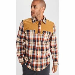 Marmot Men's Needle Peak Midweight Flannel Shirt -Camping Wear Shop 10496869x1065231 vFront