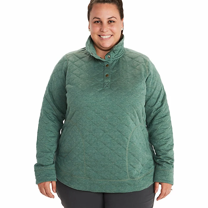 Marmot Women's Roice Pulllover LS Top - Plus 4 Marmot Women's Roice Pulllover LS Top - Plus - Image 4