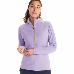 Marmot Women's Leconte Fleece 1/2 Zip Top -Camping Wear Shop 10553437x1049115 zm