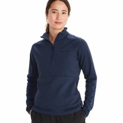 Marmot Women's Leconte Fleece 1/2 Zip Top -Camping Wear Shop 10553437x1107866 zm